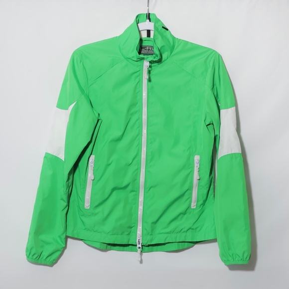 Lauren Ralph Lauren LRL Active Full Zip Windbreaker Jacket Green SIZE S - Picture 1 of 7